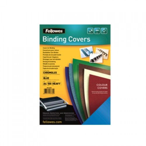 Cartolina cromolux a4 azul pack 100 , Fellowes , ENCCAR004 , 077511537820
